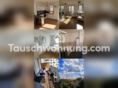 Tauschwohnung: Lichtdurchflutete 3-Zimmerwohnung in Neubau im Candisviertel