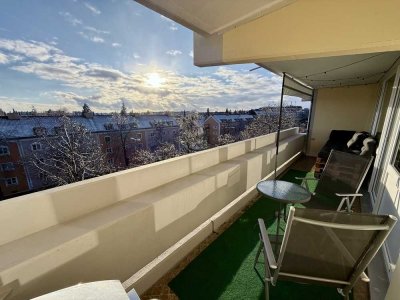 Helle 2-Zimmer-Wohnung mit traumhaftem Südbalkon und Alpenblick