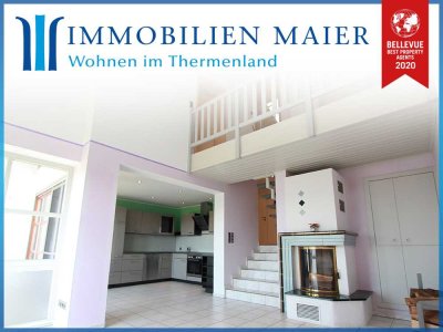 DIPLOM-Immowirt MAIER !! tolle, offene 3-Zimmer-Wohnung mit Galeriebereich und Weitblick !!