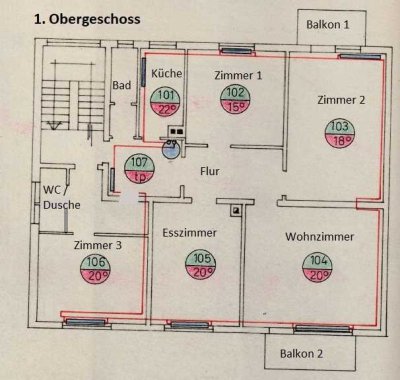 Freundliche 5-Zimmer-Wohnung in Heilbronn