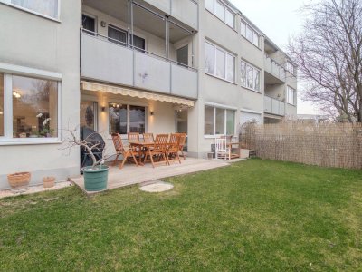 70 m² Garten, Tiefgaragenplatz &amp; direkter Eingang - Top angebundene Erdgeschosswohnung