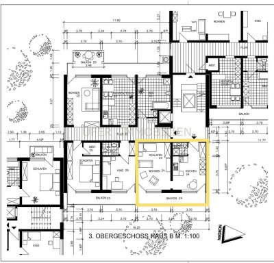 Helle 1 Zimmerwohnung mit Balkon - zentrale Lage in Bad Bergzabern