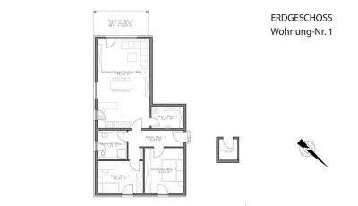 3-Zimmer-Wohnung mit großer Terrasse und Garten – ab 01.03.2025