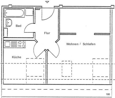 Hübsche Singlewohnung im Dachgeschoss