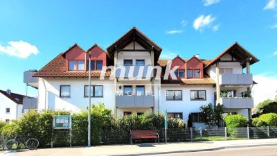 Ruhig und gepflegt
2-Zimmer mit Balkon in Burlafingen