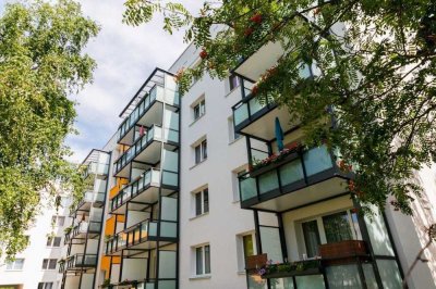 Die gefällt mir: Ansprechende 3-Raumwohnung mit großem Balkon!