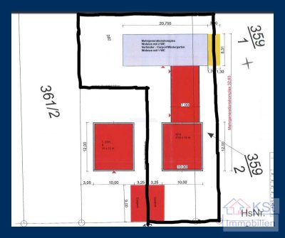 Exklusives 1.350 m² Grundstück in Markkleeberg mit projektiertem Wohnhaus und umbaubarer Scheune