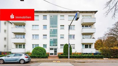 Dreieich-Sprendlingen: Großzügige Vierzimmerwohnung mit 2 Balkonen & Garage