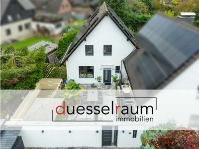 Meerbusch: moderne und energieeffiziente DHH mit Stellplatz, Garten und Terrasse in ruhiger Lage!