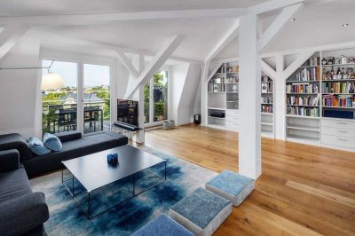 Exklusives Penthouse in der Isestraße mit Blick auf den Isebekkanal