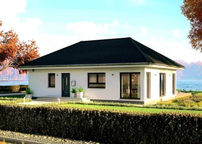 Der elegante Bungalow mit modernem Walmdach