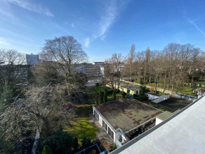 Möbliertes 1-Zimmer Apartment mit großer Dachterrasse im Bismarckviertel