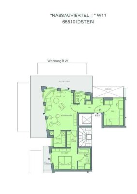 3ZKBB-Penthouse Wohnung in Idstein