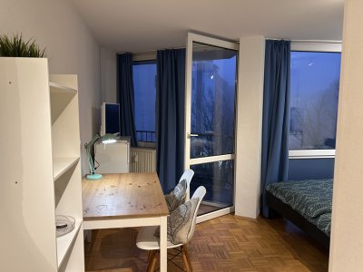 Traumhafte 1-Zimmer-Wohnung mit Balkon und Einbauküche in Top-Lage zu vermieten