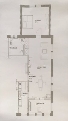 Stilvolle 2-Zimmer-Wohnung in schöner Villa mit parkähnlichem Garten