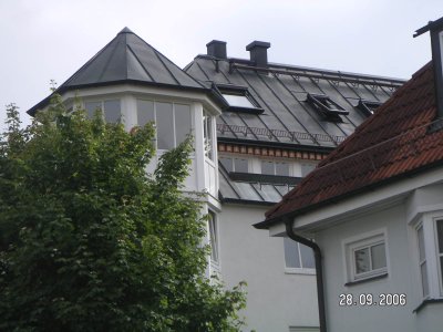 freie, sonnige 2-Zimmer-Dachgeschosswohnung mit grosser Westloggia