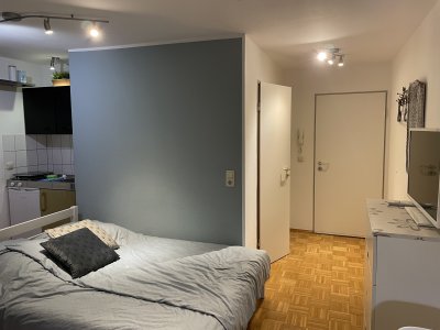 Traumhafte 1-Zimmer-Wohnung mit Balkon und Einbauküche in Top-Lage zu vermieten