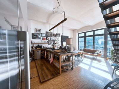 Apartment in X-Berg 106m² MAISONETTE LOFT HIGH CEILINGS 3,40M FLOOR 2&3 SUNNY SIDE PAUL LINCKE UFER SUBLEASE FOR A LIMITED TIME BETWEEN 8-16 MONTHS SUBJECT TO AGREEMENT