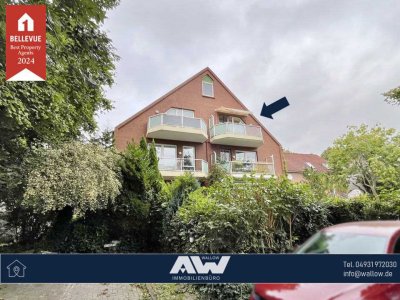 Zentral gelegene Dachgeschosswohnung mit Balkon in Emden! Objekt-Nr.: 24-099