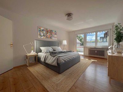 Attraktive & Helle 3-Zimmer-Wohnung mit 2 Balkonen & EBK in Ostfildern/Ruit