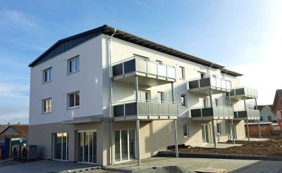 Neubau/Erstbezug - Attraktive 3-Zimmer-Wohnung in Eslarn mit Terrasse und eigenem Gartenanteil