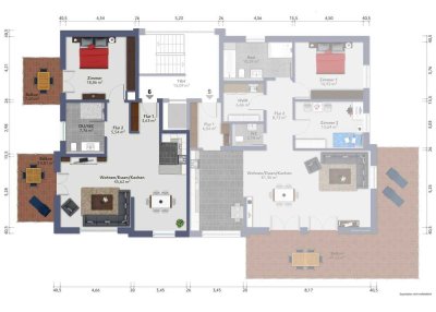 Neubau: charmante 2,5-Zimmer-Etagenwohnung mit zwei Balkonen