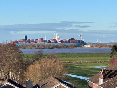 Exklusive 3-Zimmerwohnung mit Blick auf die Elbe, 91,5m2