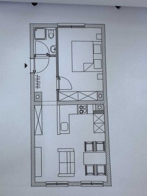 Moderne 2-Zimmer-Wohnung im Erdgeschoss in Viersen Mitte