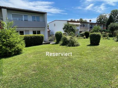 Heim für die junge Familie mit Garten, Gartenhaus und Garage