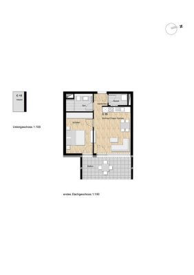 2-Zimmer Neubauwohnung mit Balkon