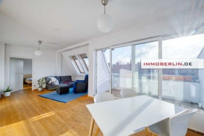 IMMOBERLIN.DE - Fabelhafte Wohnung mit Südterrasse in gefragter Lage nahe Steglitzer Schloßstraße