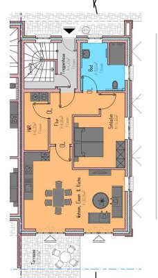 Stilvolle 2-Zimmer-Erdgeschosswohnung mit gehobener Innenausstattung mit EBK in Geeste