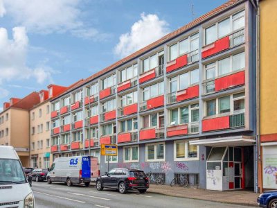 Vermiete 1-Zimmer Wohnung mit Stellplatz - Ihre Chance in Hannover Linden