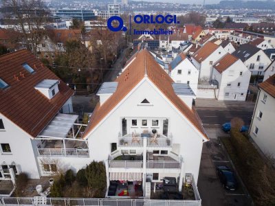 TOP LAGE in Ulm-Söflingen: 3,5 Zimmer-Dachgeschoss-Wohnung mit Südbalkon!