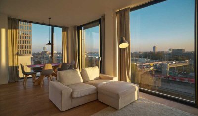 Wohnen im FRIENDS Tower. 2 Zimmer, Keeper, Dachterrasse