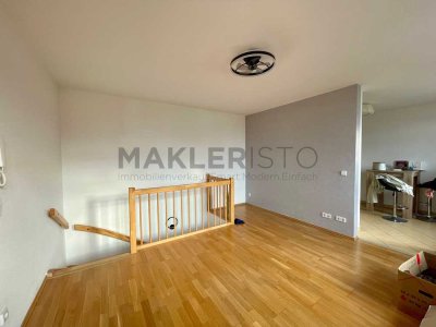 **Moderne 2-Zimmer-Maisonettewohnung mit Einbauküche & Parkett in Leipzig-Nordost**