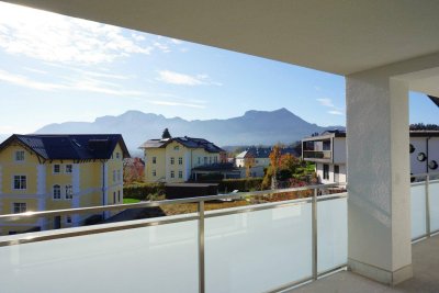 Exklusive 3 1/2 Zimmer Dachgeschoss-Wohnung mit Einzelgarage zu vermieten - Zentrumsnähe Mondsee mit Seeblick