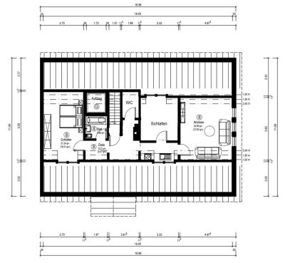 WG-Zimmer zur Untermiete (befristet, unmöbliert)