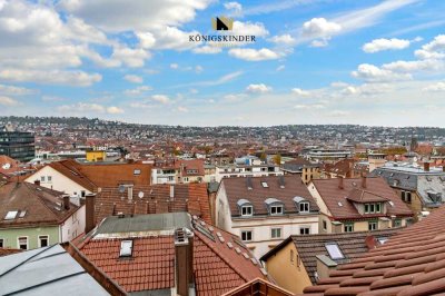 Exklusive 3-Zimmer-Maisonette im Stuttgarter Westen mit Altbau-Charme und traumhaftem Ausblick