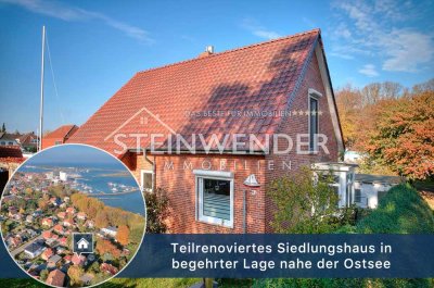 Teilrenoviertes Siedlungshaus in begehrter Lage nahe der Ostsee