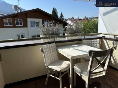 Sonnige Dachgeschosswohnung mit Terrasse und Weitblick in absoluter Ruhelage