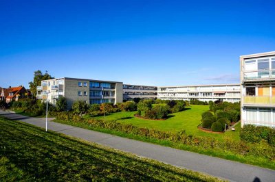 Deichnähe aus dem beliebten Baltic!
1 Zimmer auf ca. 35m² nur wenige Meter vom Strand entfernt