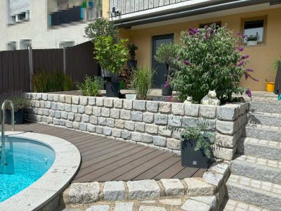 **Haus mit Garten und Pool zum Wohlfühlen** PROVISIONSFREI -Erbpacht-