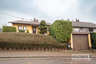 EBENERDIG - gepflegter Bungalow mit Garage & Garten in Merchweiler!