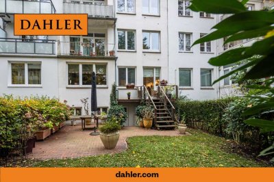 Schöne Gartenwohnung mit großer Terrasse im Auenviertel