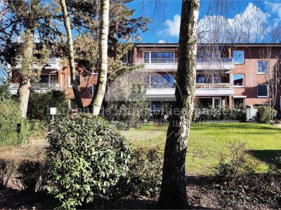 Am Hagenbecks Tierpark: Sonnendurchflutete 4-Zi.-Wohnung mit Balkon und TG-Stellplatz