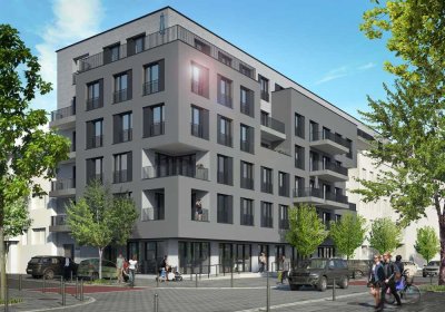 Wohnen direkt an der Rü: Schicke 4-Zi.-Neubau-Whg. mit hochwertiger Ausstattung