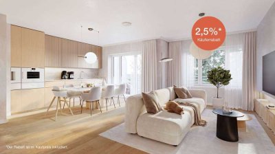 Frühkäuferrabatt von 2,5% auf das Penthouse*! Atemberaubende 4-Zimmer-Wohnung mit großer Terrasse!