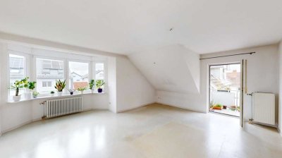 Helle 3-Zimmer-Dachgeschosswohnung in Rheinstetten-Forchheim