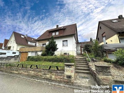 Freistehendes Einfamilienhaus mit schönem Garten in ruhiger Gegend von Oberboihingen